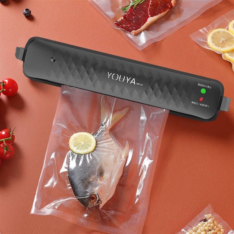 抽真空封口机食品包装密封保鲜塑封小型家用全自动U压缩袋打包商