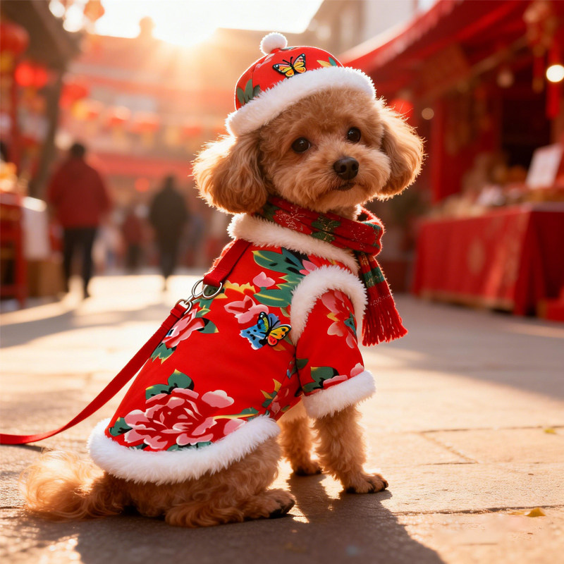 宠物狗狗猫咪冬季保暖东北花棉袄喜庆过年防掉毛小中大型犬狗狗衣,宠物/宠物食品及用品,狗宠物服装/雨衣,淘宝优惠券,粉丝福利购,淘宝优惠卷