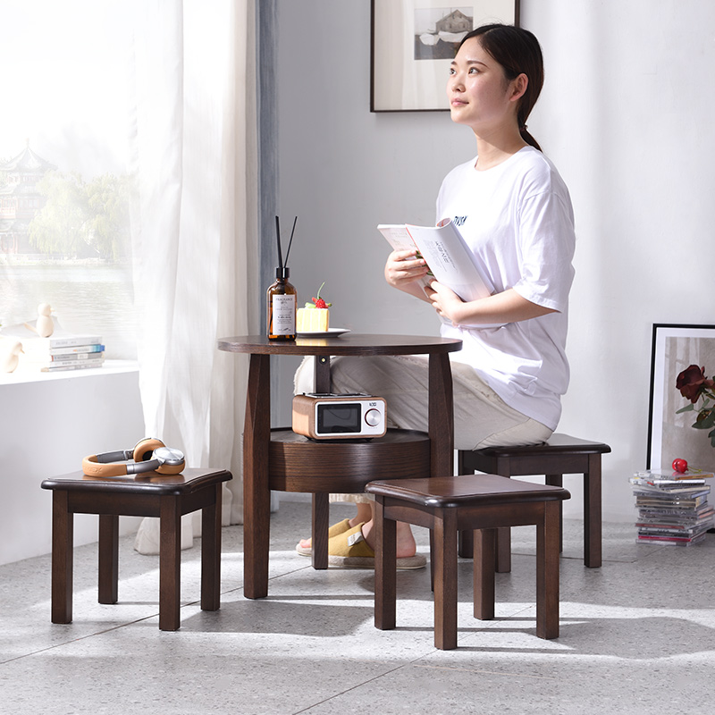 小凳子家用矮凳小板凳儿童客厅沙发凳小椅子实木方凳换鞋凳小木凳