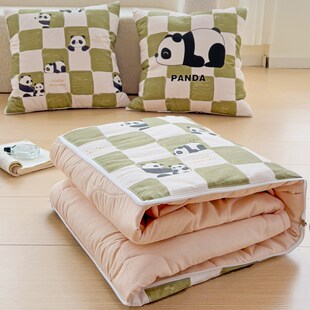 可定制纯棉两用抱枕被汽车靠垫办公室沙发午睡学校午休枕头小被子