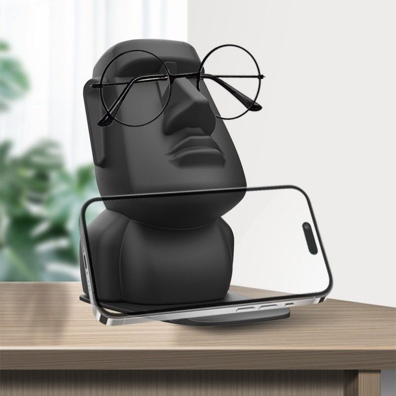 趣味摆件桌面眼镜支架手机支架创意礼品办公室收纳装饰老师小礼物