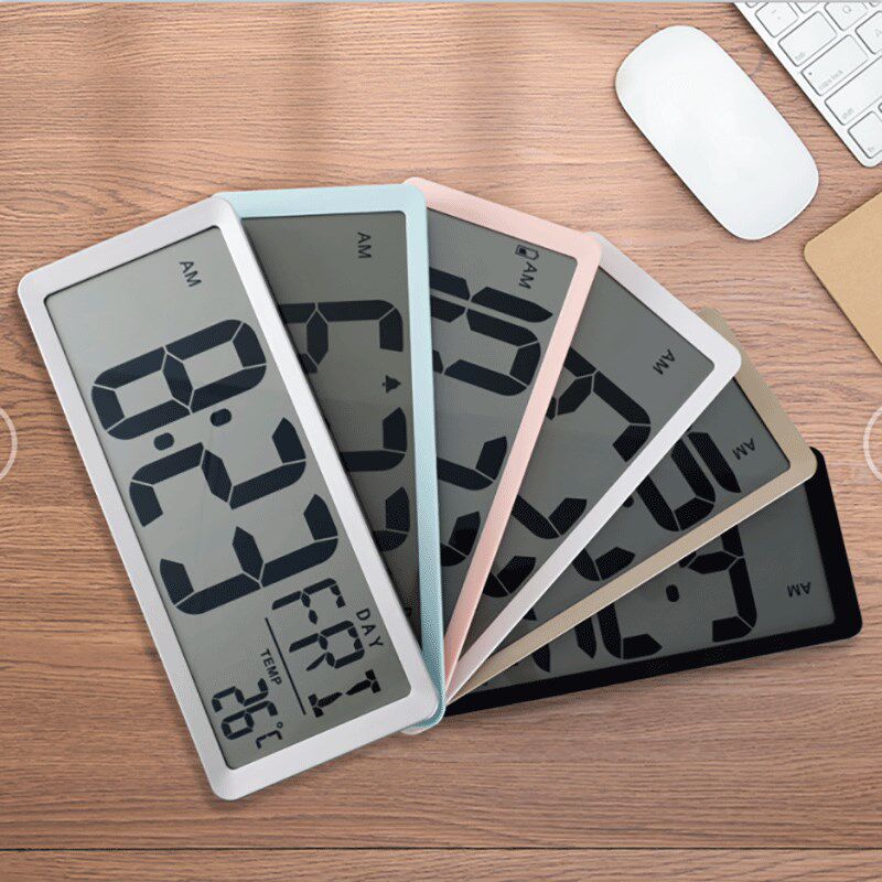 LED电子闹钟客厅挂墙2021年新款万年历钟表台式座钟家用数字时钟,家居饰品,座钟,淘宝优惠券,粉丝福利购,淘宝优惠卷