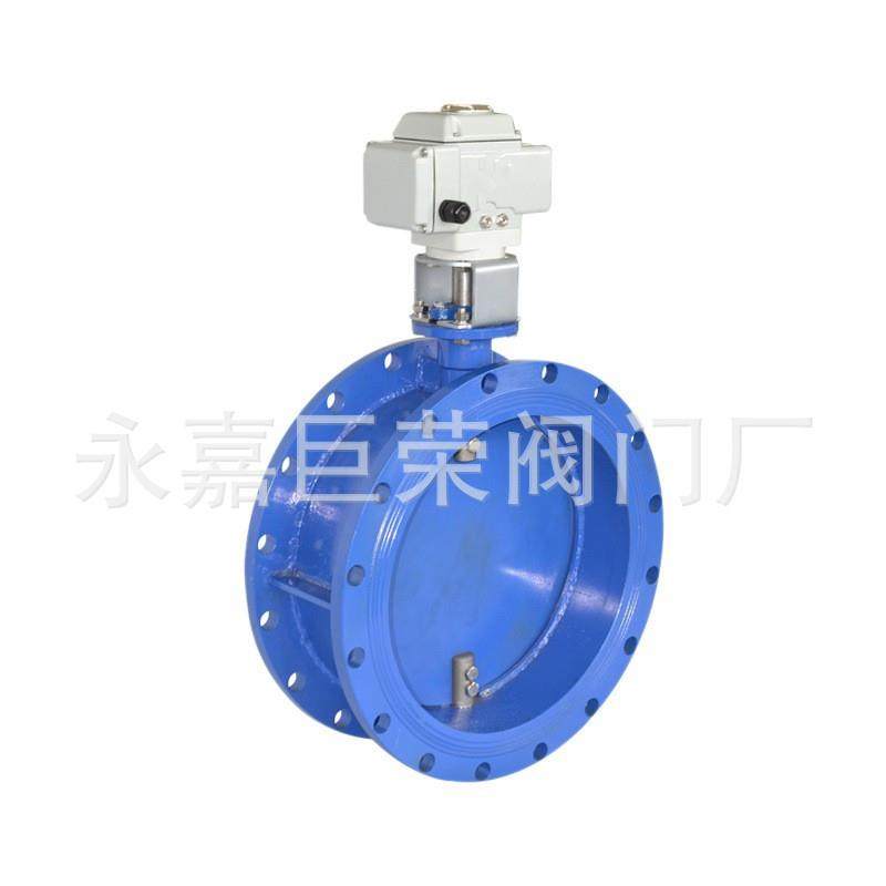 电动通风蝶阀D941W- DN600法兰式碳钢调节型风阀南高阀门