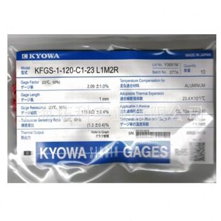 D17 120 L1M2S KFWB 日本共和电业KYOWA防水应变片应变计