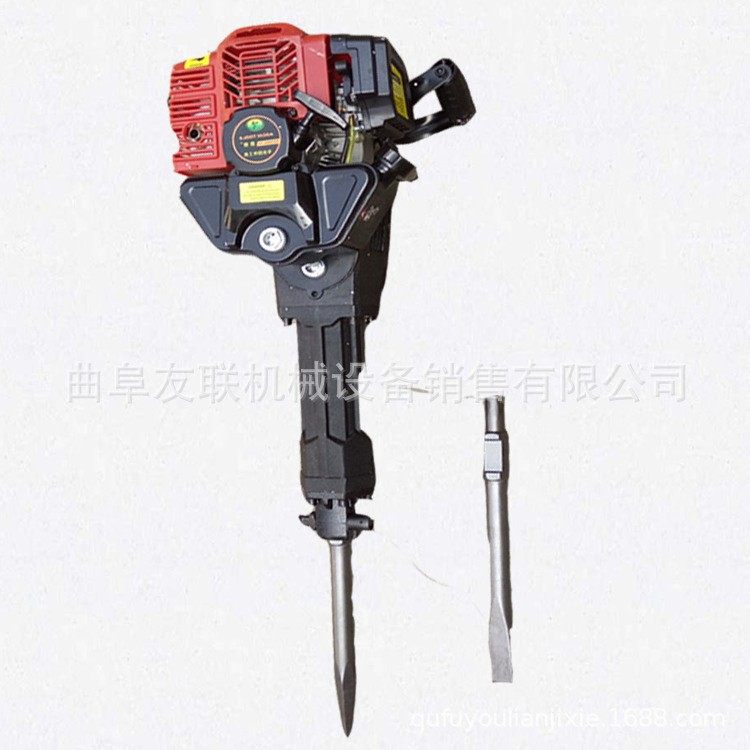 手提式内燃汽油镐 破碎震动两用捣固镐 省力路面破碎锤厂家