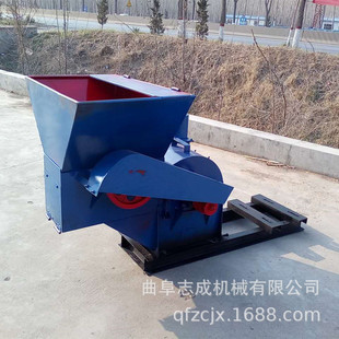 大型牛羊饲料粉碎机玉米棒子打粉机养殖草料加工除尘粉碎机
