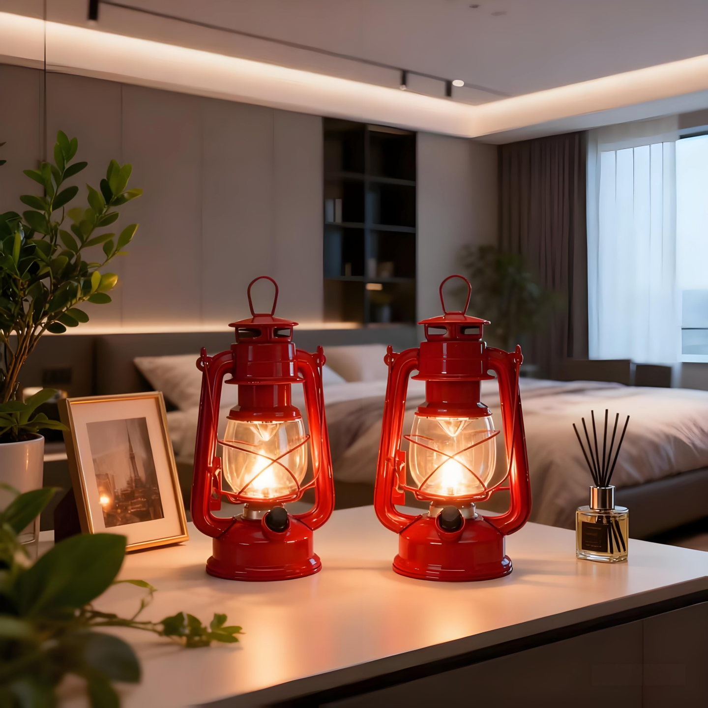 现代中式简约轻奢家居客厅玄关卧室书房台灯茶室高级感装饰氛围灯