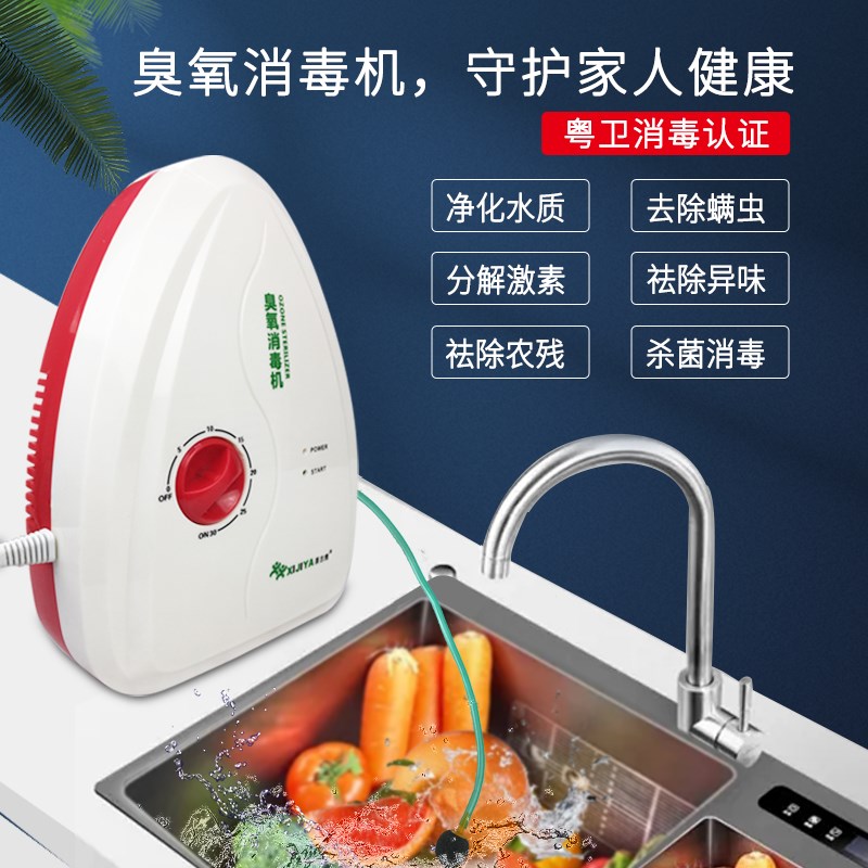 喜吉雅臭氧消毒机果蔬清洗多功能活氧机家用发生器除甲醛空气杀菌