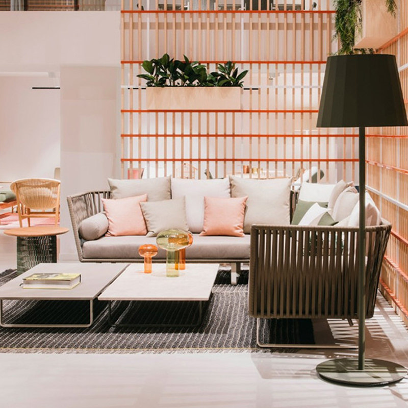 户外藤编沙发铁艺藤沙发庭院室外桌椅组合双人三人露天阳台藤沙发,住宅家具,桌椅套件,淘宝优惠券,粉丝福利购,淘宝优惠卷