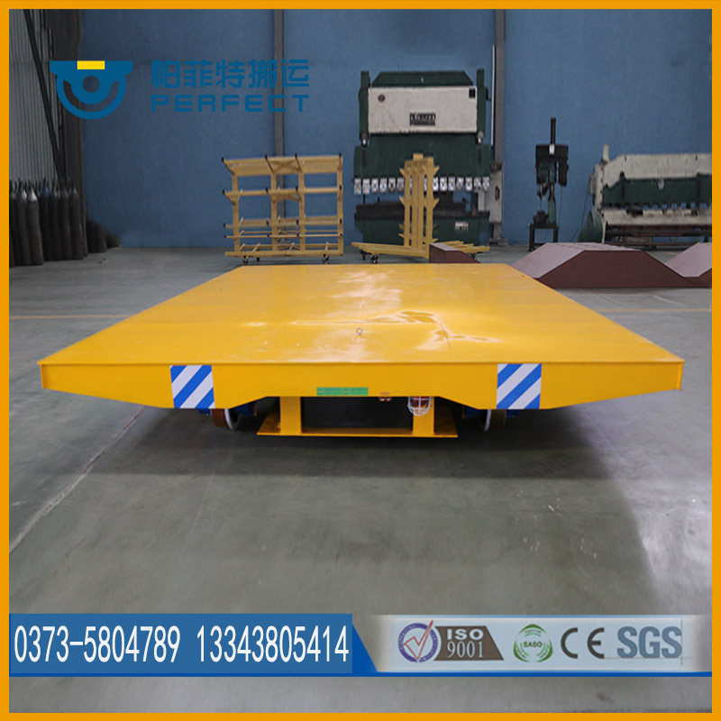 车间物料运输矿用平板车30吨煤矿无轨脚轮车防爆胶轮车帕菲特