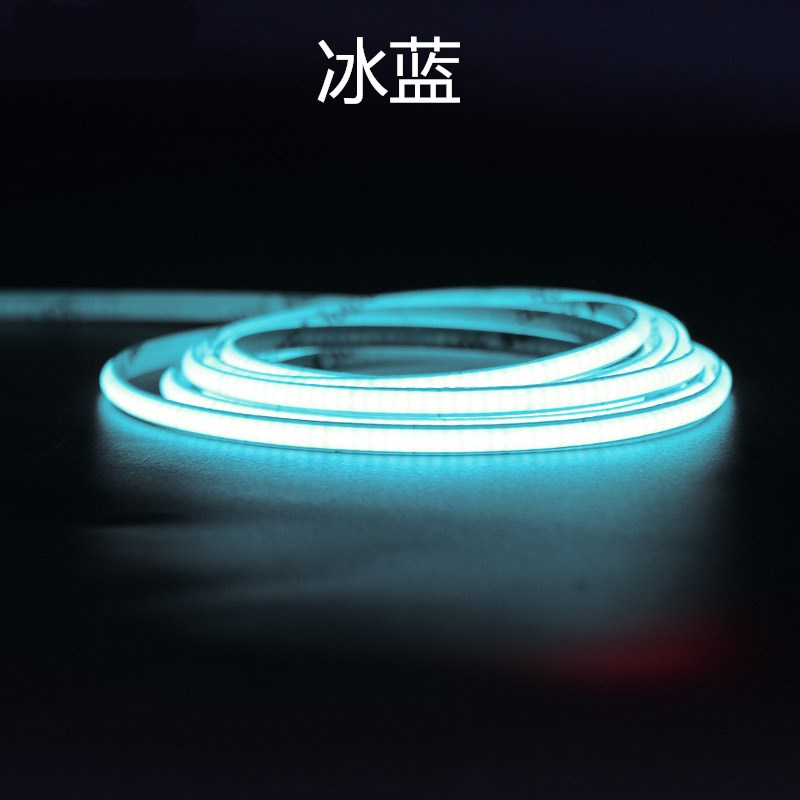 低压5V5mm宽cob灯带320灯无暗点无频闪线性装饰灯条衣厨鞋酒书柜