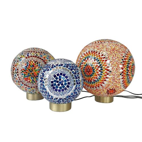 2022全新土耳其手工玻璃卧室客厅餐厅酒店民宿咖啡厅装饰圆球台灯