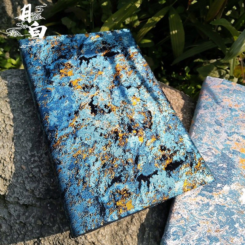 月白 极光 国风布艺手工肌理感书衣a5a6手帐手账本笔记本书皮礼物,文具电教/文化用品/商务用品,手帐/日程本/计划本,淘宝优惠券,粉丝福利购,淘宝优惠卷