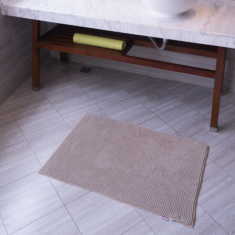 来去定制雪尼尔吸水地垫卫生间浴室地毯家用脚垫厨房卧室门垫机洗