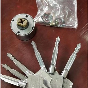 自动锁佳卫锁芯老式 铁门十字碰锁十字防盗门碰锁自动锁芯佳卫石牛