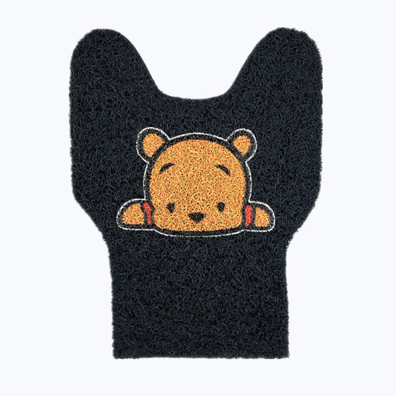 适用于哈啰电动车棒途A80L电动脚踏垫 TDT205Z防水防滑丝圈脚垫