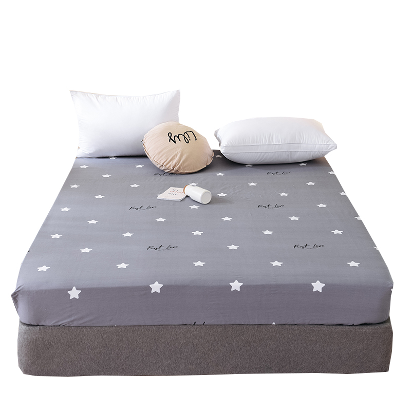 纯棉床笠单件190x80x90x180x120x135宿舍全棉床垫套罩定做200x220