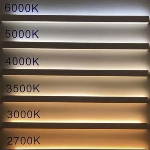 高亮色温12V24V2835led灯带8mm宽5000K3000K2700K3500K4000K6000K
