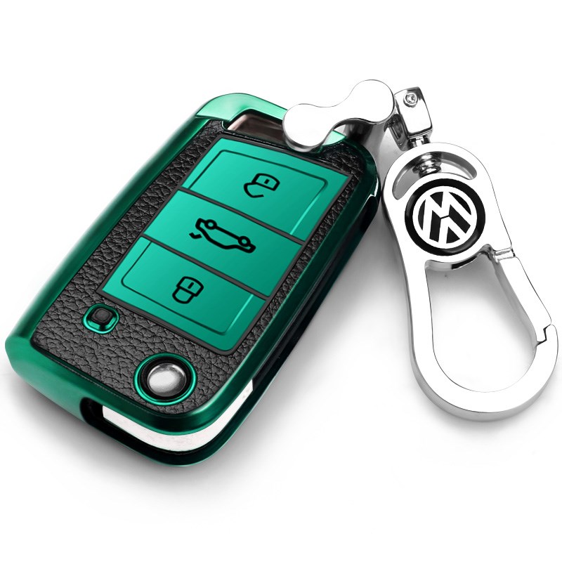 适用大众23/24款新朗逸钥匙套新锐满逸新逸五百万版车遥控壳扣包