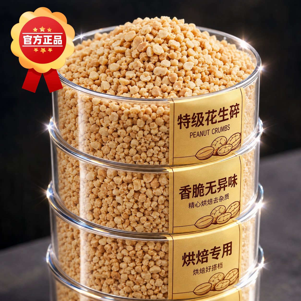 花生碎熟冰粉商用家用火锅蘸料牛轧糖瓜子仁熟芝麻奶茶店烘焙专用