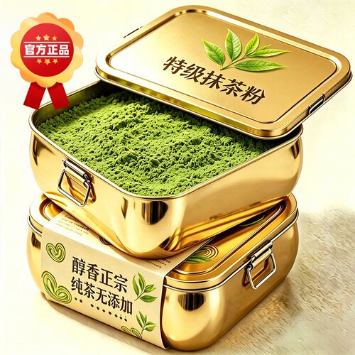 抹茶粉烘焙专用抹茶拿铁咖啡冲饮甜品冰淇淋奶茶店饮品商用原材料