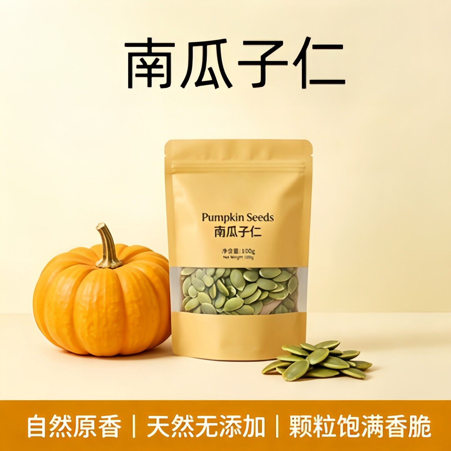 央妈精选正宗新疆阿勒泰南瓜子仁官方旗舰店新货特级原味生熟烘培