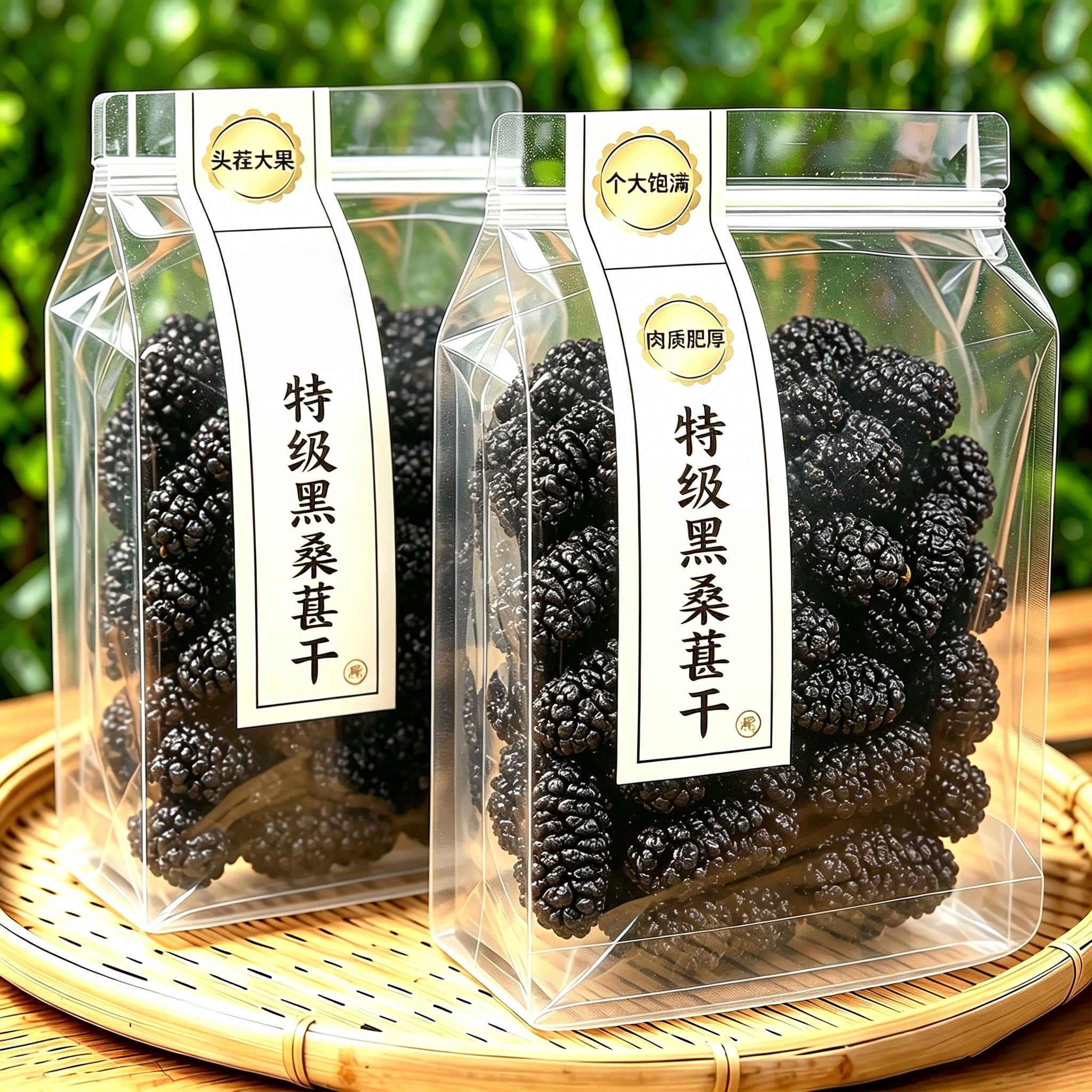 央妈推荐桑葚干黑桑椹特级官方旗舰店新疆正宗黑桑葚枸杞即食泡水