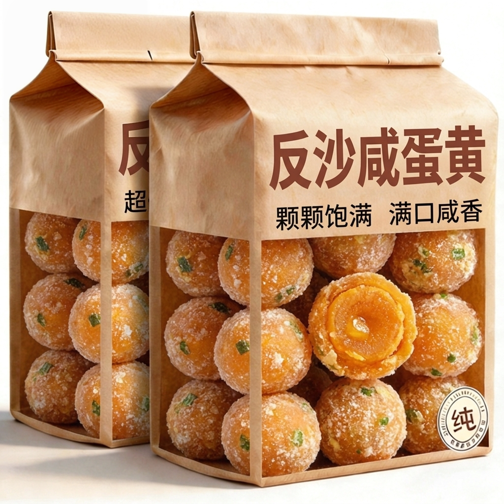央妈推荐潮汕反沙咸蛋黄老字号特产手工现做蛋黄酥流沙咸鸭蛋正宗