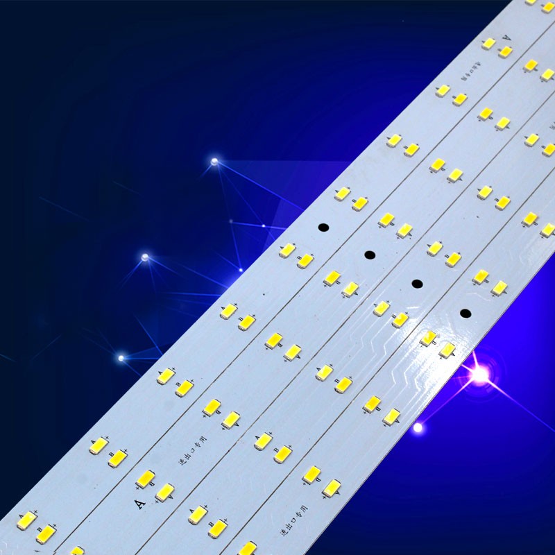 led吸顶灯灯芯110/220V宽电压改造灯板L条形光源贴片灯珠节能三色