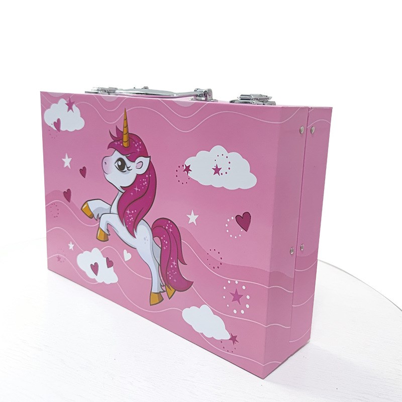 200PC画笔蜡笔儿童绘画套装小学生美术班颜料画画工X具水彩笔套装