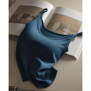 纯色螺纹吊带防走光背心女内搭打底衫 可穿 显瘦上衣外穿 四季 好物