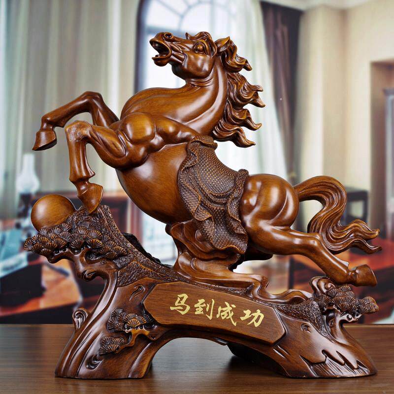 马到成功生肖马摆件大号 办公室桌面马摆设公司开业乔迁工艺礼品