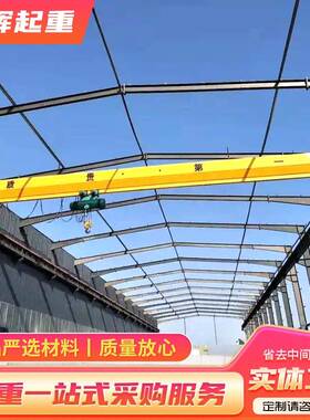 厂家供应单梁桥式起重机建材机械车间吊运10吨单梁行车单梁航吊