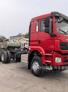 跨境厂家F3000陕汽德龙渣土车380HP国三大泵发动机前四后八自卸车