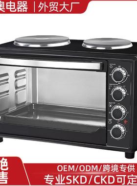 45LA不锈钢大容量全自动多功能可视无油对流烤箱智能家用