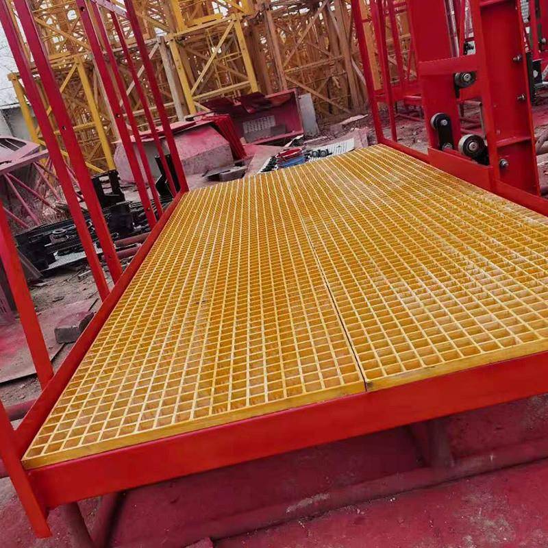 升降机用格栅工程施工升降机底板电梯底板用整块玻璃钢格栅板