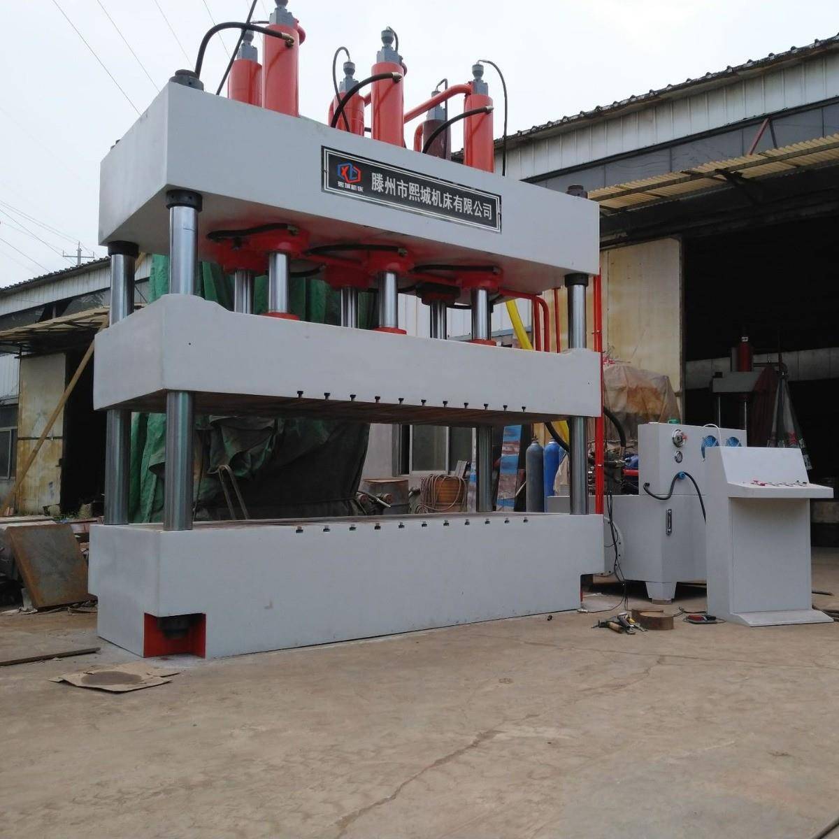 315吨三梁四柱液压机拉伸折弯冲孔热成型精密压力机智能液压机