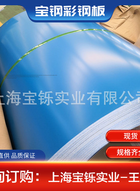 现货彩钢板TDC51D 彩钢瓦0.3mm-1.5mm海蓝白灰色建筑用彩涂瓦楞板