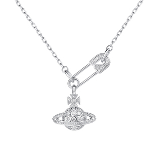 Vivanne Werkend别针项链女轻奢小众设计感锁骨链西太后轻奢颈链