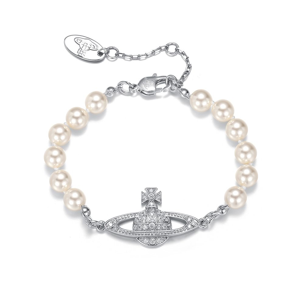 Vivanne土星珍珠手链小众时尚