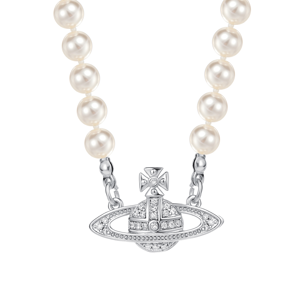 Vivanne Werkend西太后珍珠项链爆款高级感轻奢小众设计锁骨链女