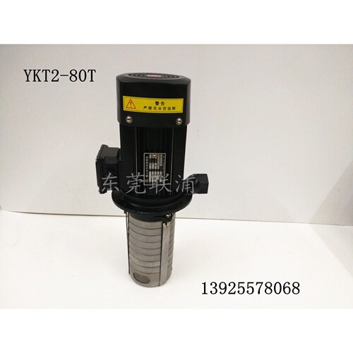 YKT2-80T 深孔加*工高压水泵 内孔刀具高压泵 浸入式机床油泵