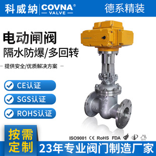 厂家定做法兰电动闸阀  截止型电动闸阀DN25 AC220v自动智能