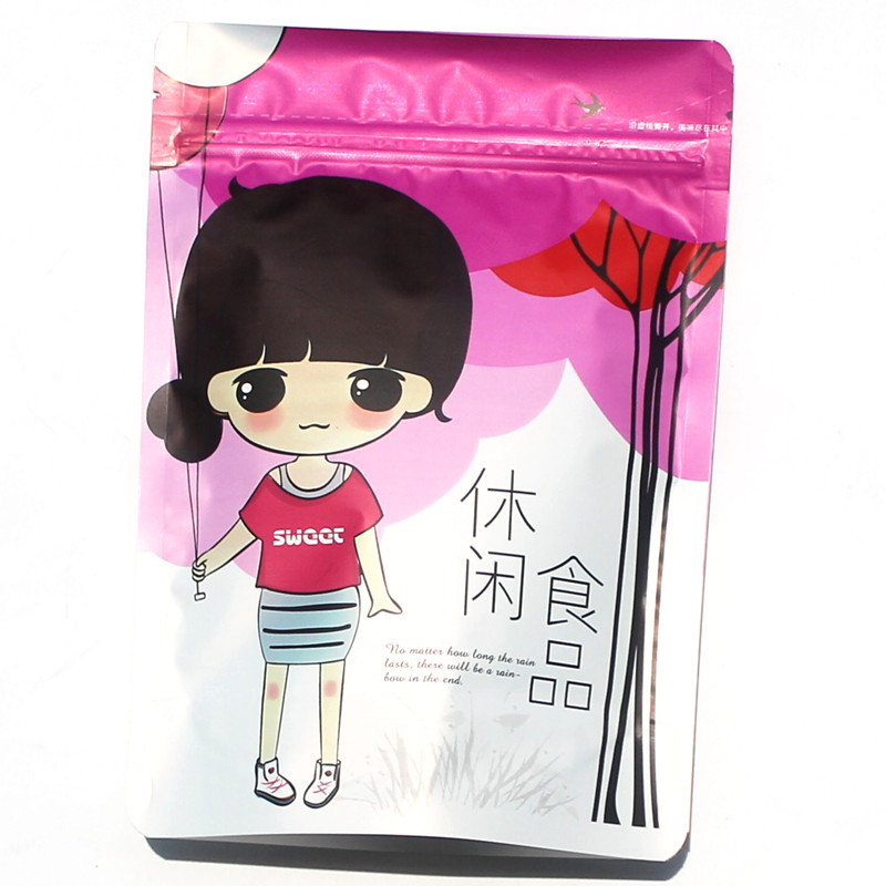 休闲食品包装袋零食干果塑料礼品袋鱿鱼丝鱼片海鲜干货自封自立袋