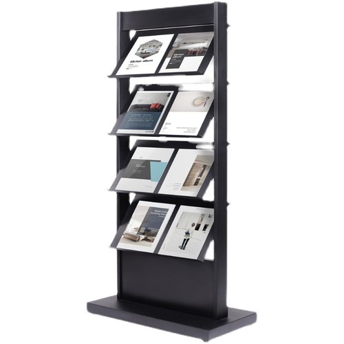 售楼处资料架落地展示架报刊杂志架房地产楼盘户型图宣传折页展架