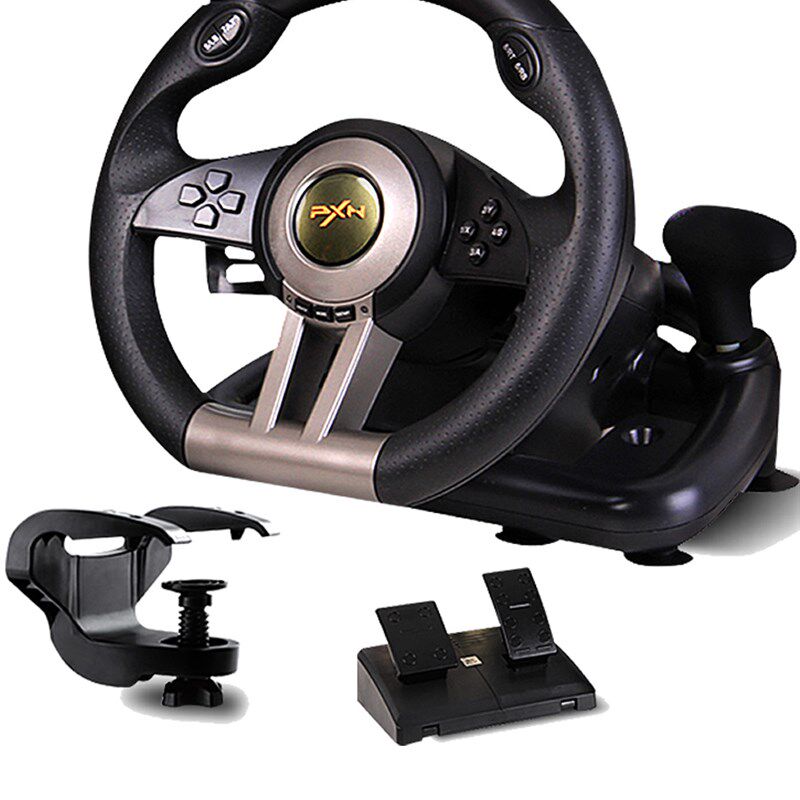 莱仕达电脑O汽车模拟驾驶器傲游欧卡赛车游戏方向盘