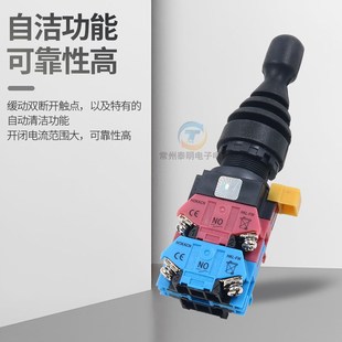 14十字摇杆 孔22mm操纵杆 FW12 红开四向自复自锁主令开关HKL