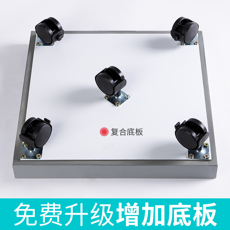 正方形仿水泥花盆托盘带轮万向轮可移动接水底盘加厚座垫北欧家用