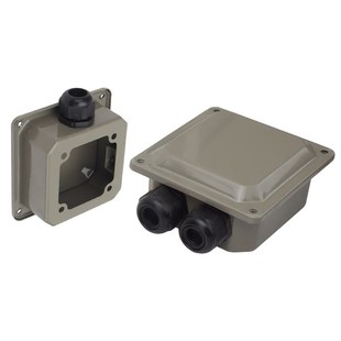 YE2 YX3电机配件380V三相电动机接线盒接线板线柱保护罩铁盒外壳