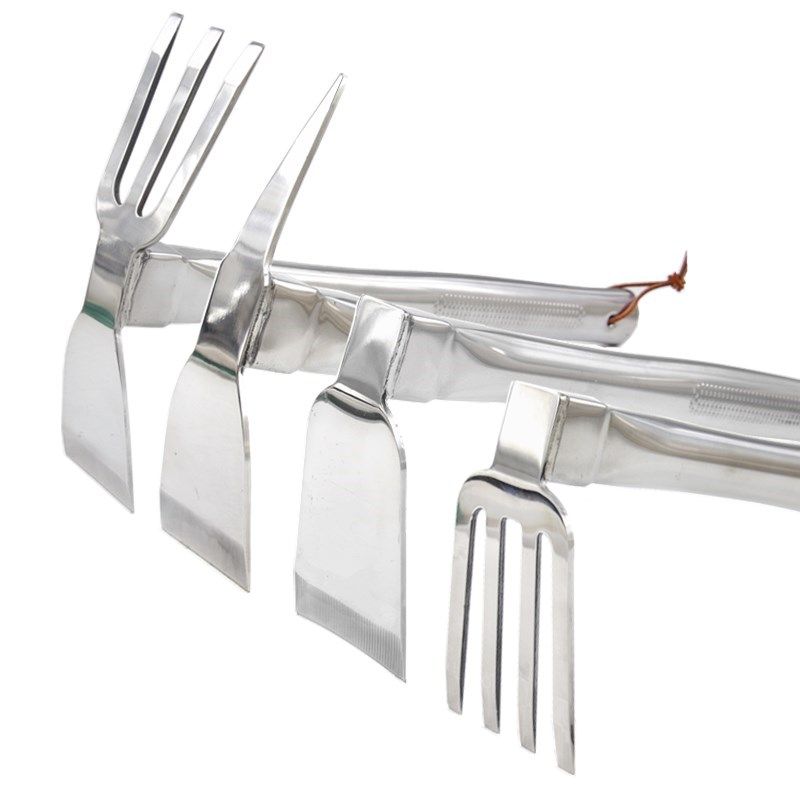 不锈钢两用锄头除草耙子农具种菜开荒小锄头挖土种花农用挖笋工具,鲜花速递/花卉仿真/绿植园艺,锄头,淘宝优惠券,粉丝福利购,淘宝优惠卷